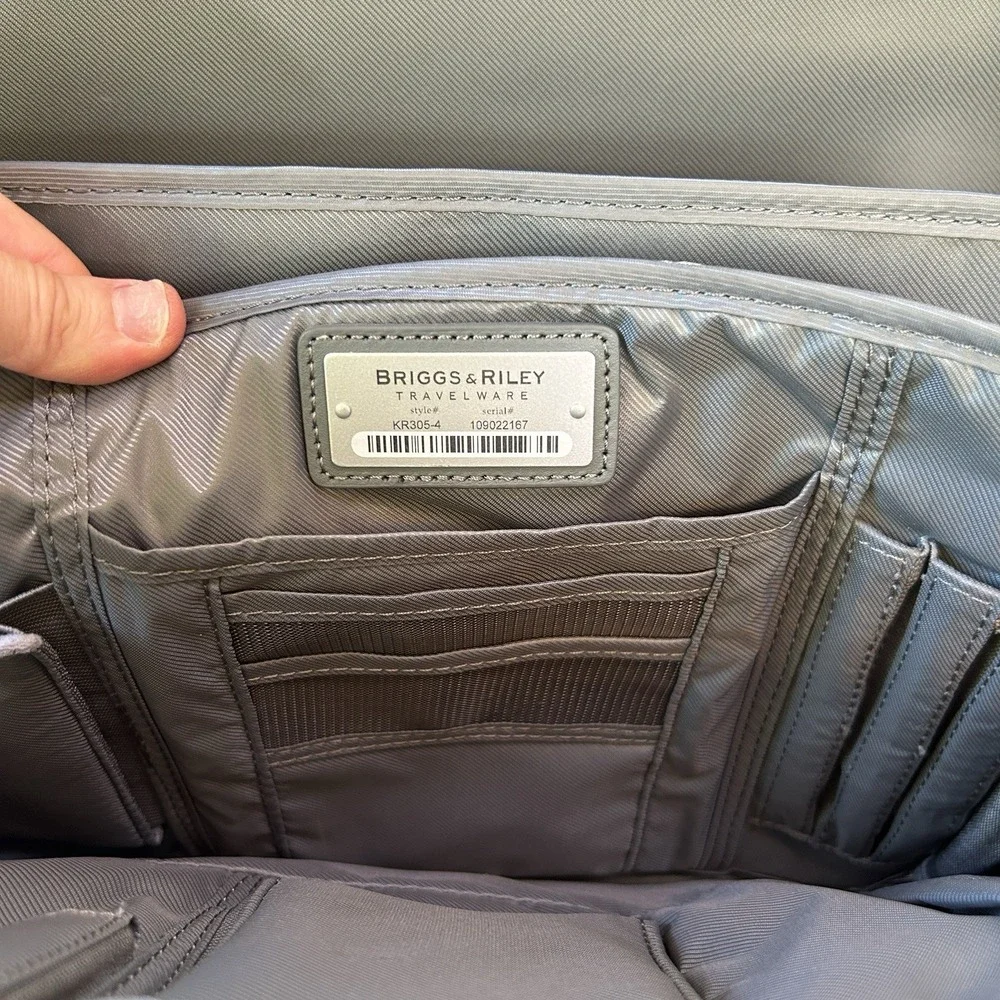 Briggs & Riley Compact Rolling Bag Kr305-4 Carry On Luggage Briefcase 14